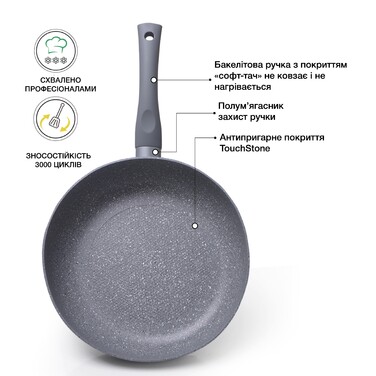 Сковорода Fissman VULCANO 26 см индукционная (4942)