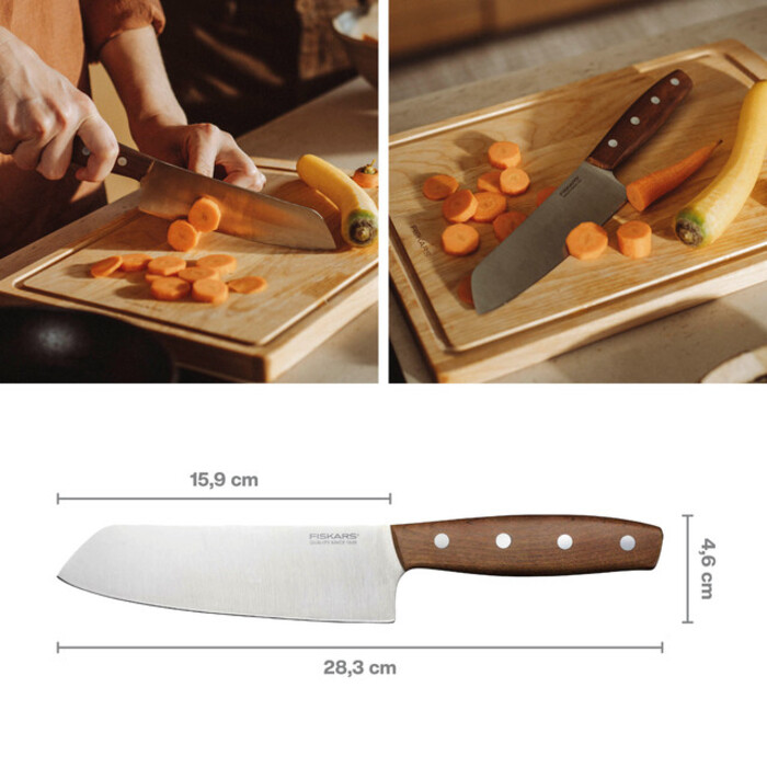 Ніж Santoku Fiskars Folken FSC 16 см (1075694)