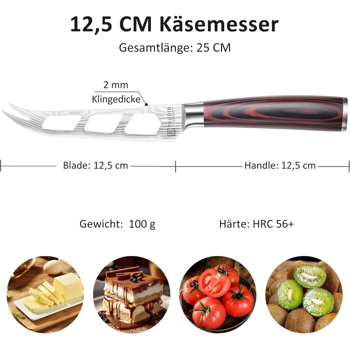 Сырный нож 12,5 см PAUDIN