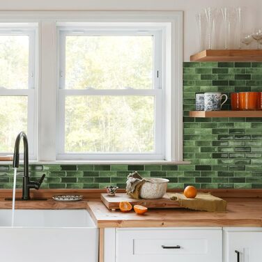 Самоклеящиеся премиальные наклейки для кухни 30 х 30 см TRADEDOWNCO PEEL & STICK TILES