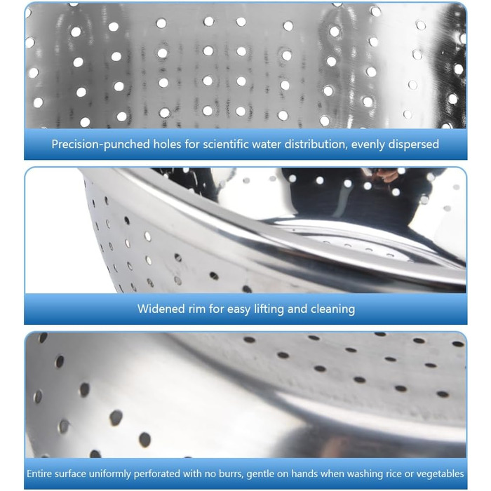 Дуршлаг из нержавеющей стали 30 см MOUMOUTEN