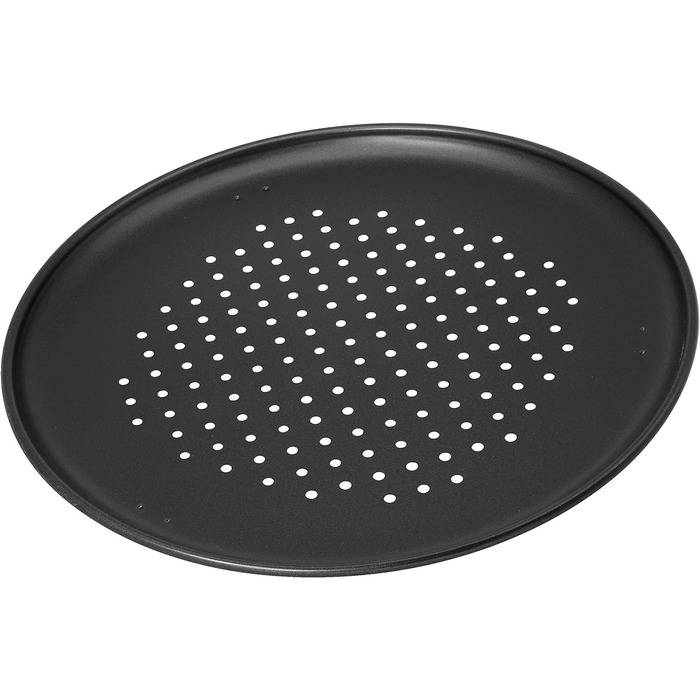 Набір для піци з 3 предметів, лотки для піци, різак для піци, лоток для піци круглий (Ø 32 см) перфорований, в т.ч. різак для піци та тримач, для піци, тарт фламбе, 7512