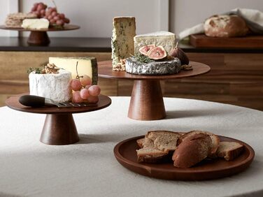 Подставка для торта деревянная 21 см Wood ASA