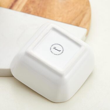 Набор из 6 керамических мисок для соусов 0,09 л, белый Swuut