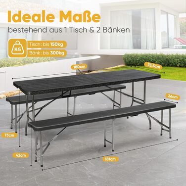 Комплект мебели для отдыха на природе Sekey