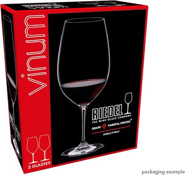 Набір фужерів Shiraz / Syrah 650 мл, 2 шт, кришталь, Vinum, Riedel