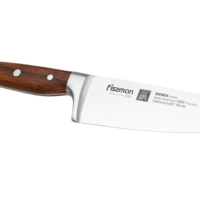 Нож Fissman поварской BREMEN 15 см X50CrMoV15 сталь (2721)