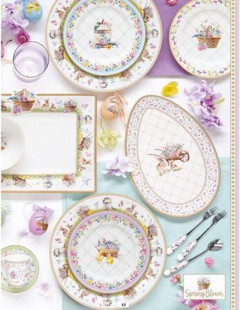 Набір з 4 тарілок 19 см до Великодня Easy Life