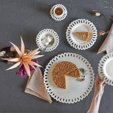 Блюдо сервировочное La Porcellana Bianca GIULIETTA, фарфор, диам. 32 см