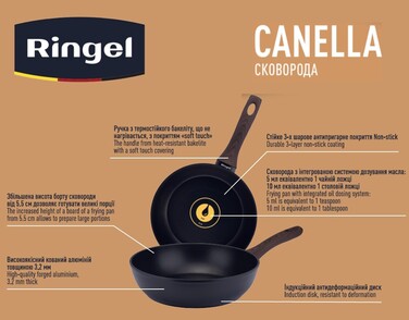 Сковорода RINGEL Canella 24 см (6323421)