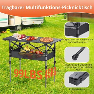 Складной кемпинговый стол 82 x 40 см FUNYKICH