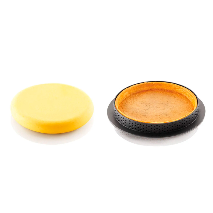 KIT TARTE RING D150 MM Форма силіконова d 122 h20 mm + 2 кільця (d 150 mm, h 20 mm) - 1*2 форма в
