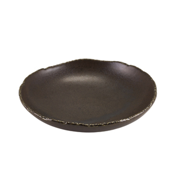 Миска глубокая круглая 20*h 5.3 см, 580 мл, Terra Porcelain Roko Cinder Black, GenWare