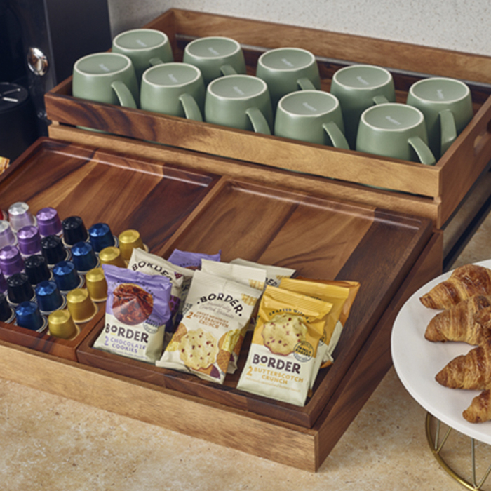 Ящик дерев'яний 32.5*17.6*8 см, Acacia Wood, GenWare