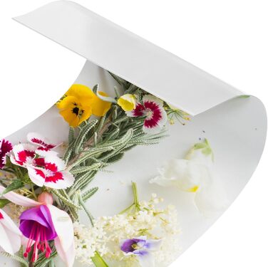 Самоклеючий кухонний фартух з квітковим візерунком 140 х 40 см micasia