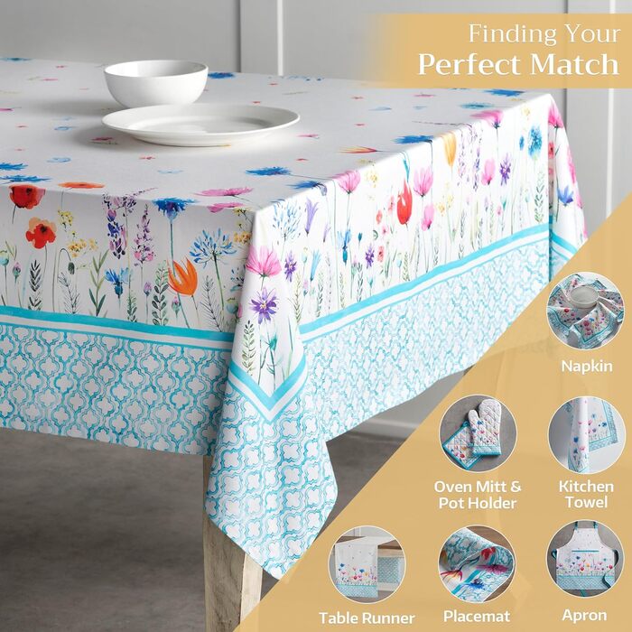 Прямокутна скатертина для святкових випадків 180 x 140 см Maison d' Hermine