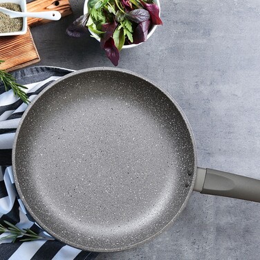 Сковорідка для смаження Fissman GREY STONE 20x4 см (4968)