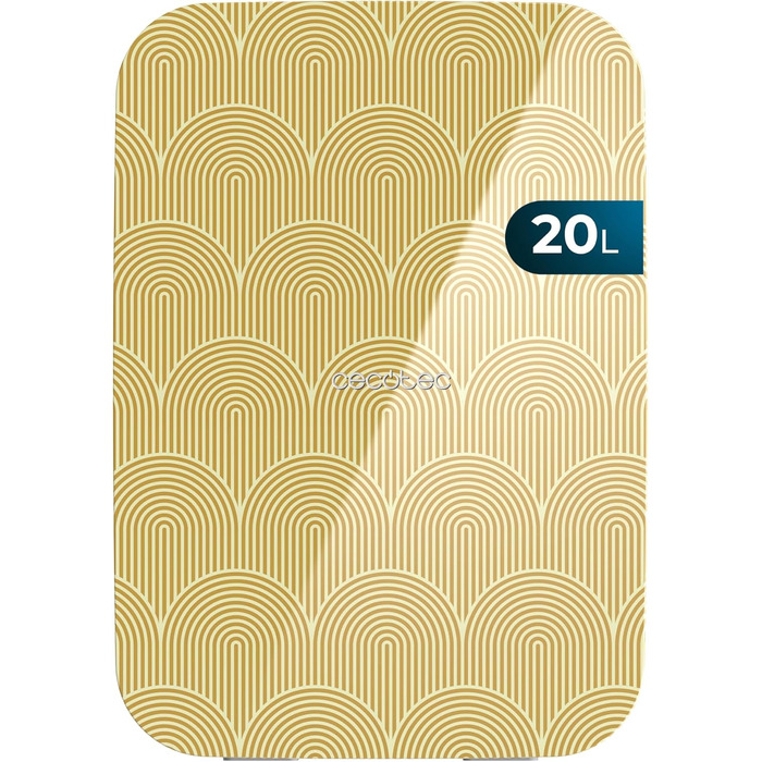 Міні-холодильник 20 л золотистий Bolero MiniCooling Bahamas Cecotec