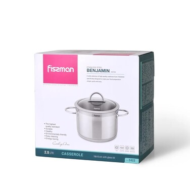Каструля Fissman BENJAMIN 2,5 л з кришкою (5422)