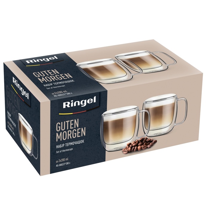 Набор чашек с двойной стенкой Ringel Guten Morgen, 2х280 мл (6726109)