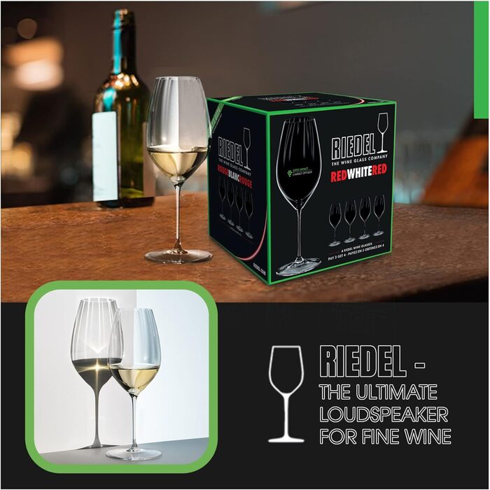 Набір келихів для червоного та білого вина, 4 предмети, Performance Riedel