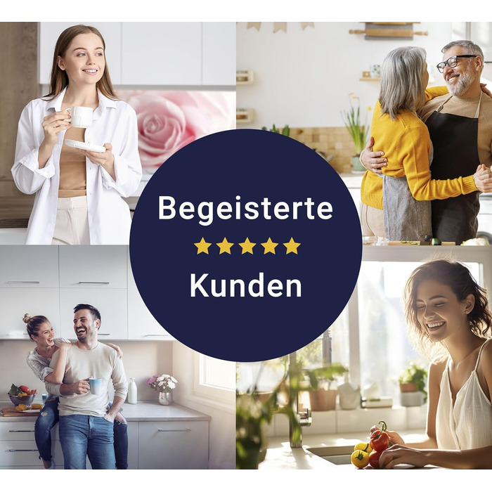 Кухонний фартух timalo зі скляним виглядом Акрилове скло 2 мм Бризкозахисна стіна для плити, скляний фартух, акрилові скляні стінові панелі, захисна панель для фартуха Бетонно-блакитно-сірий (160x50 см, 239- Рожеві троянди)