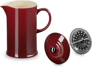 Френч-пресс 1 л, темно-красный Le Creuset