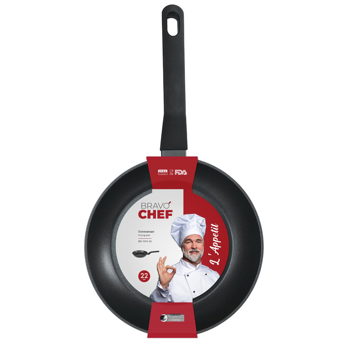 Сковорода Bravo Chef L'Appetit, 22 см. (6909313)
