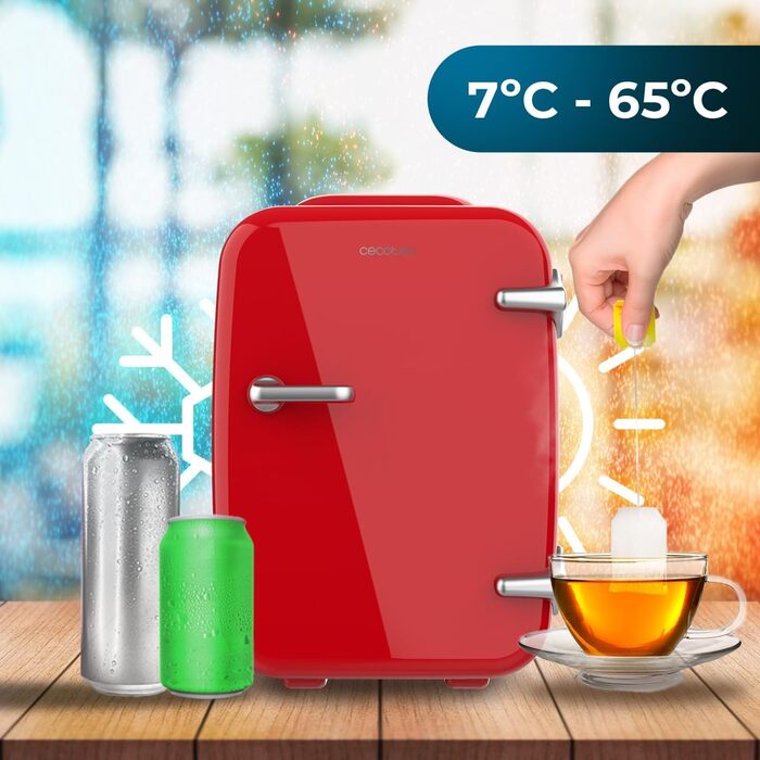 Мини-холодильник 4 л красный Bolero MiniCooling Havanna Cecotec