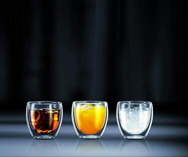 Набор стаканов с двойными стенками, 0,25 л, 6 предметов, Pavina Bodum