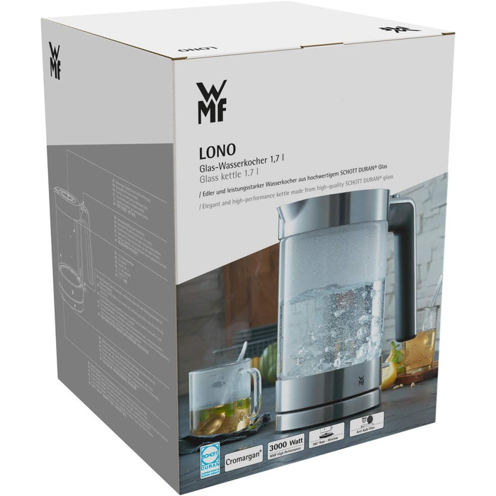 Электрочайник 1,70 л LONO WMF