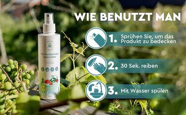 Натуральний спрей для миття овочів та фруктів без фосфатів 250 мл OliveBird