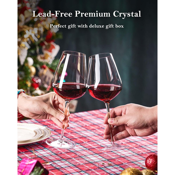 Набор бокалов для вина 4 шт 545 мл JBHO