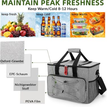 Складна термосумка 20 л Zikenis