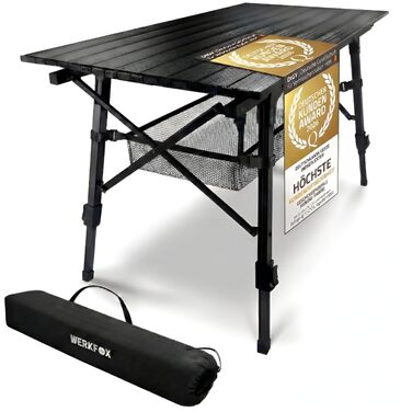 Складний багатофункціональний стіл для кемпінгу 90 х 51 см Werkfox