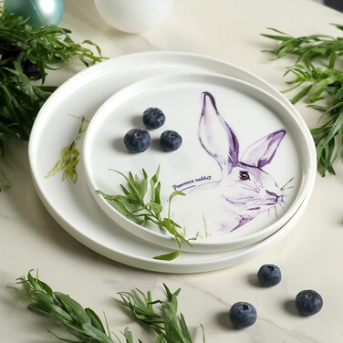 Тарілка Fissman PROVENCE RABBIT 20 см см порцеляна (13952)