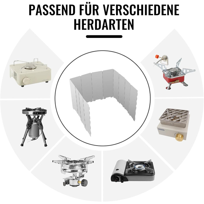 Вітрове екран для кемпінгової плити CPENG