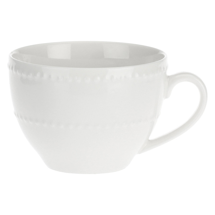 Чашка для чая с блюдцем La Porcellana Bianca COLLINA, фарфор, 350 мл