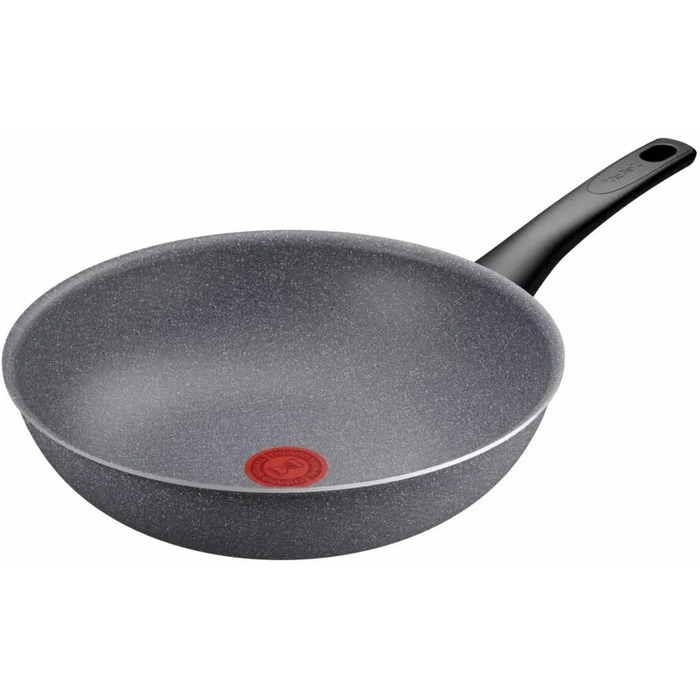 Сковорода ВОК Tefal Hard Stone,28см, алюміній, бакеліт, сірий