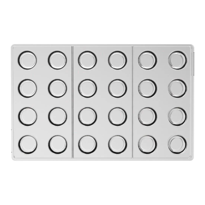 CH046 - CILINDRO 01-P Форма для шоколаду ø22 h 22 мм (8 мл x 24)