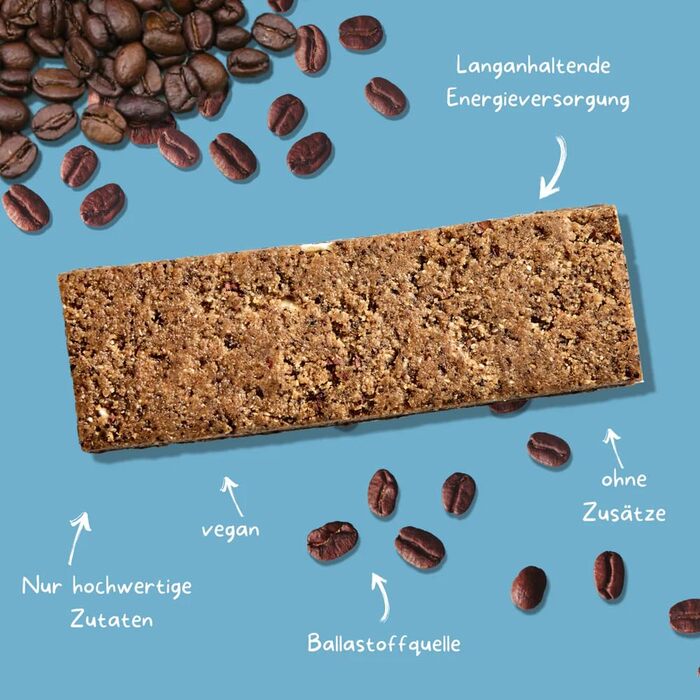 Енергетичні батончики зі смаком еспресо 16 x 40 г, Espresso TZAMPAS