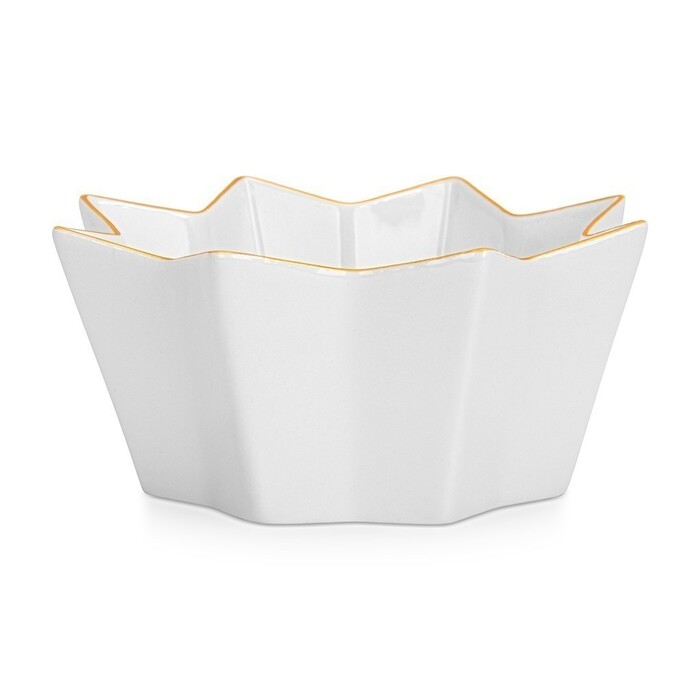 Миска Fissman MIRACLE багатокутна 14 см порцеляна (16021)