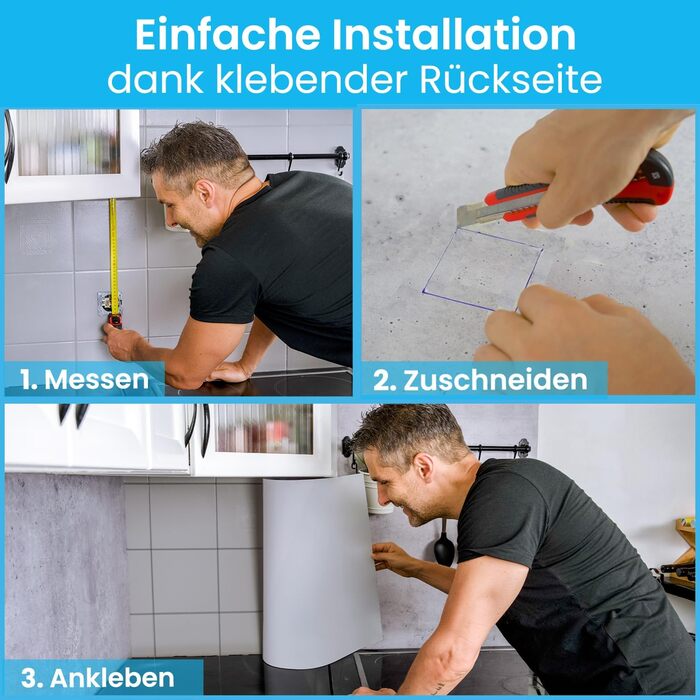 Самоклеющийся кухонный фартук-брызгозащитный экран 400 х 60 см