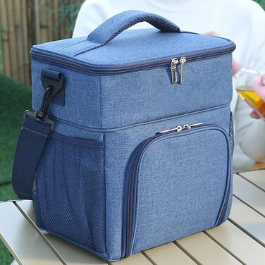 Термосумка 14 л темно-синяя Generisch