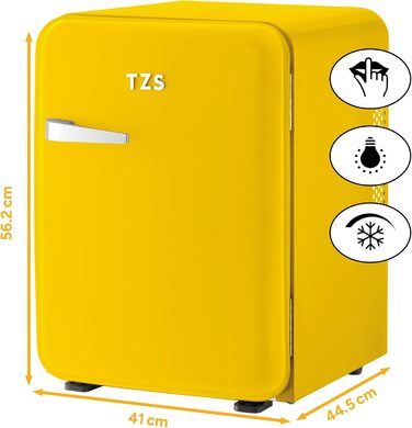 Міні-холодильник 40 л жовтий TZS First Austria