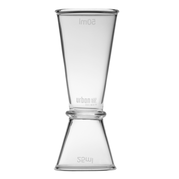 Джіггер 25/50 мл, 5 x 5.1 x 11.5 см, скляний Urbanbar (Урбанбар)