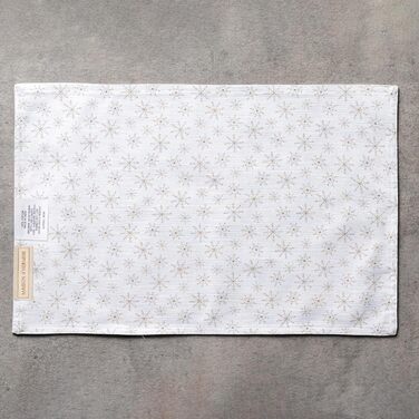 Бавовняні килимки для серветок, набір з 4 шт. , декоративні килимки для серветок, пасхальні килимки, що миються, для свят, вечерь, весни, літа (33 см x 48 см) (02 - Chromo), 39Hermine 100