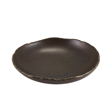 Миска глубокая круглая 20*h 5.3 см, 580 мл, Terra Porcelain Roko Cinder Black, GenWare