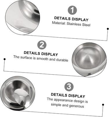 Підставка для яєць 12 см з ложкою, нержавіюча сталь Toyvian