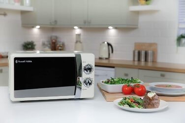Мікрохвильова піч 17 л, 700 Вт, кремовий RHMM701C Russell Hobbs
